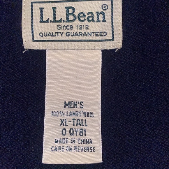LL Bean 100% lamb’s wool sweater vest - Picture 5 of 6